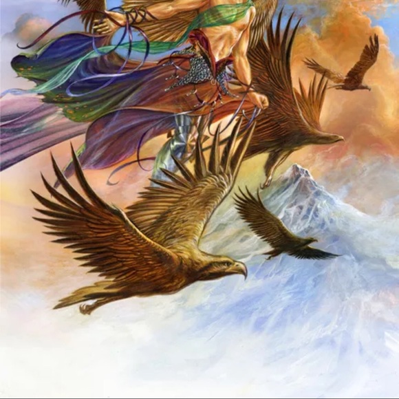 Archangel Raphael Air Elemental Greeting Card - Picture 3 of 4